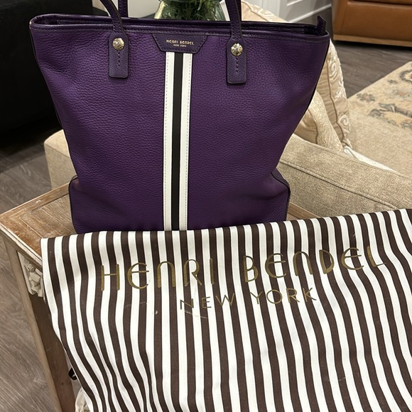 Henri Bendel Leather Tote Bag with dust bag~EUC - Picture 15 of 16